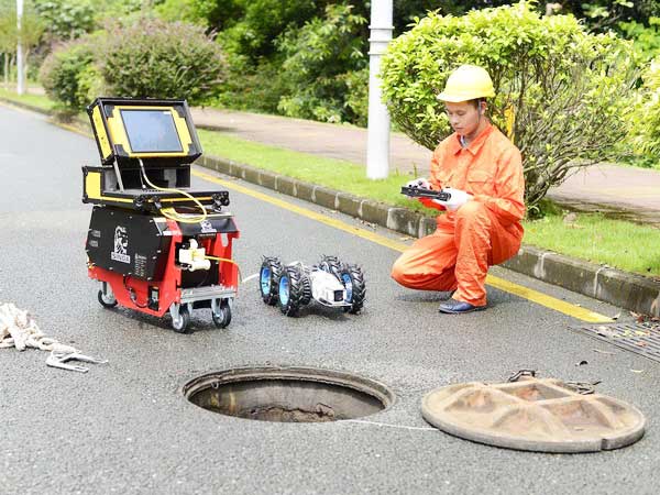 正镶白管道机器人检测